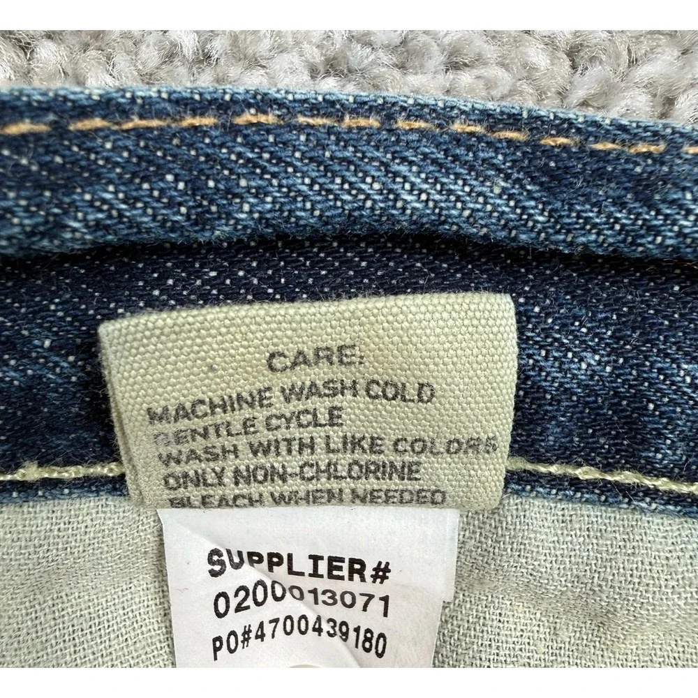 Polo Ralph Lauren Classic Fit Jeans Men's 36x32 Blue 100% Cotton Denim